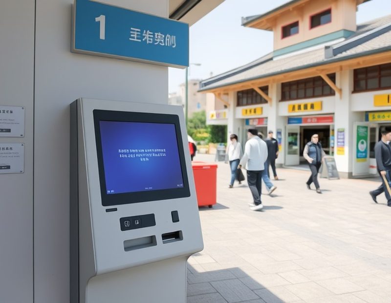 復旧前 — アプリケーションの異常で停止し、稼働していない端末。
